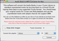 Audio Book To MP3 Converter for Mac screenshot